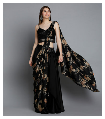 Fashion Recommendation System using Image Features: display the first image to understand its characteristics
